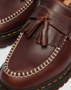 Adrian Orleans Leren Tassel Loafers in Bruin