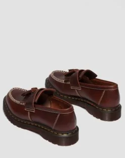 Adrian Orleans Leren Tassel Loafers in Bruin