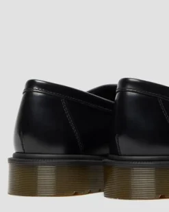 Adrian Smooth Leren Tassel Loafers in Zwart