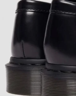 Adrian Snaffle Smooth Leren Tassel Loafers in Zwart