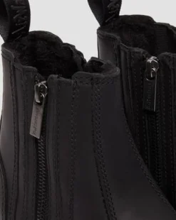 2976 Alyson DM's Wintergrip Chelsea Laarzen in Zwart