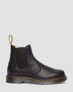 2976 Ambassador Leren Chelsea Boots in Zwart
