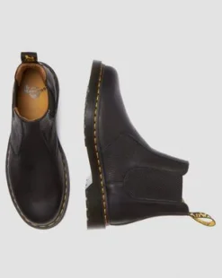 2976 Ambassador Leren Chelsea Boots in Zwart