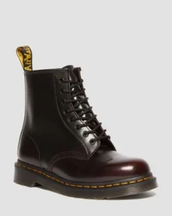 1460 Arcadia Leren Laarzen in Cherry Red