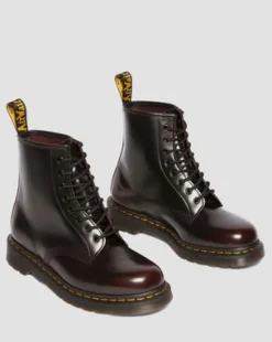 1460 Arcadia Leren Laarzen in Cherry Red