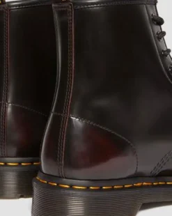 1460 Arcadia Leren Laarzen in Cherry Red