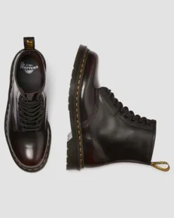 1460 Arcadia Leren Laarzen in Cherry Red
