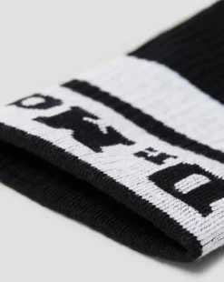 Atletische Logo Bio Sokken in Zwart & Wit