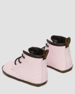 1460 Auburn Leren Booties voor Baby's in Pale Pink