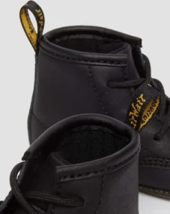 1460 Auburn Leren Booties voor Baby's in Zwart