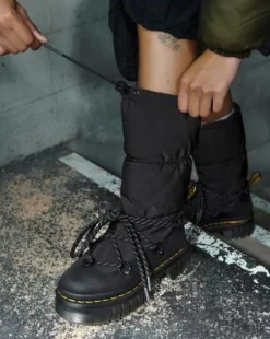 Audrick Hi Puffer Laarzen in Zwart