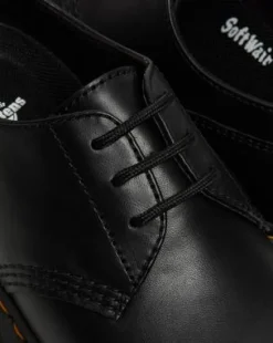 Audrick Nappa Lux Leren Platform Schoenen in Zwart