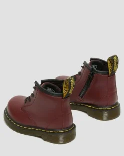 Baby 1460 Softy T Leren Enkellaarzen in Cherry Red