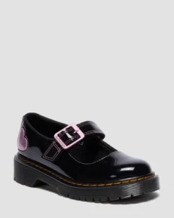 Bex Lamper Lakleren Mary Jane Schoenen voor Kinderen in Zwart