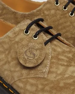 1461 Bex Made in England Reliëf Suède Oxford Schoenen in Savannah Tan