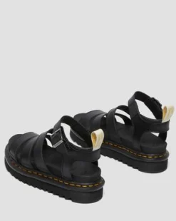 Blaire Felix Rub Off Vegan Sandalen met Riem in Zwart