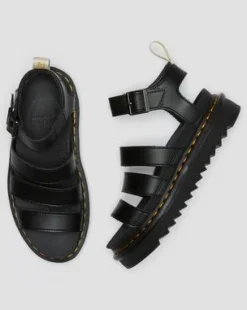 Blaire Felix Rub Off Vegan Sandalen met Riem in Zwart