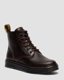 Brookline Crazy Horse Leren Chukka Laarzen in Donkerbruin