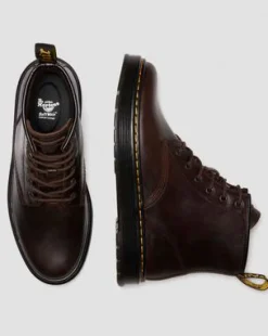 Brookline Crazy Horse Leren Chukka Laarzen in Donkerbruin