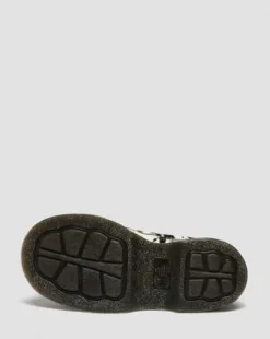 Buzz Dalmatian Hair-On Leren Schoenen Met Vijf Veterogen in Crème & Zwart