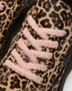 Buzz luipaard schoenen met vijf veterogen in Luipaard