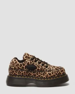 Buzz luipaard schoenen met vijf veterogen in Luipaard