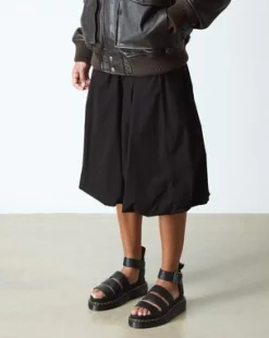 Clarissa II Quad Gemalen Nappa Leren Platform Sandalen in Zwart
