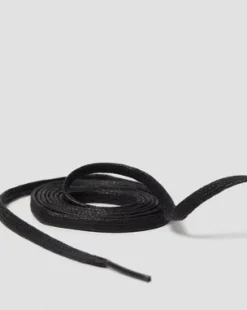 140cm Gewaxte Schoenveters (8-10 Veterogen) in Zwart