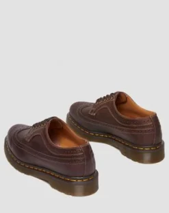 3989 Crazy Horse Leren Brogue Schoenen in Donkerbruin