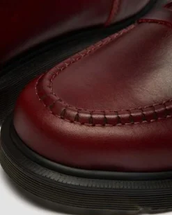 Delapre Penny Loafers in Burgundy
