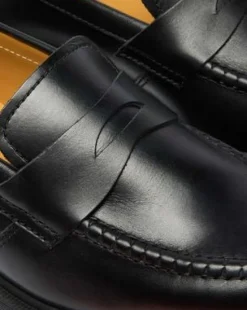 Delapre Penny Loafers in Zwart