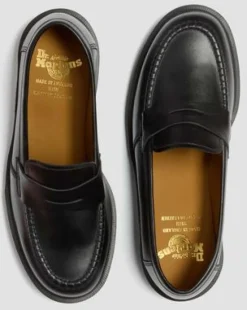 Delapre Penny Loafers in Zwart