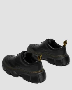 DMXL Leren Schoenen met Rits in Zwart