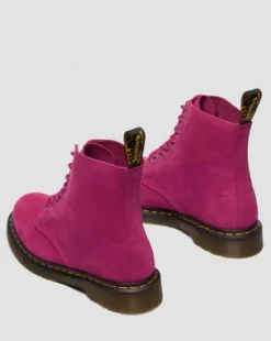1460 GETROMMELD NUBUCK VETERLAARZEN in Roze
