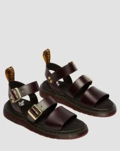 Gryphon Atlas Leren Gladiatorsandalen in Charro