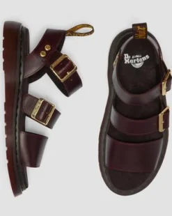 Gryphon Atlas Leren Gladiatorsandalen in Charro