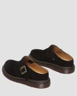Isham Desert Oasis Suède Mules in Zwart