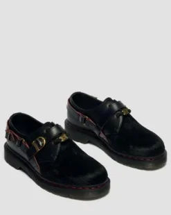 1461 Jaar Van Het Paard Leren Schoenen in Zwart