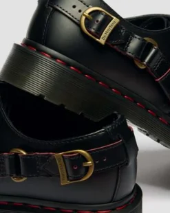 1461 Jaar Van Het Paard Leren Schoenen in Zwart