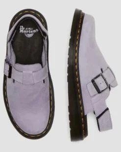 Jorge II Suède Mules in Paars