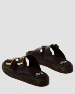 Josef Atlas Leren Sandalen met Twee Riemen in Charro