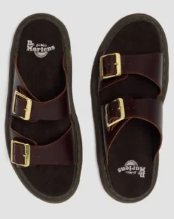 Josef Atlas Leren Sandalen met Twee Riemen in Charro