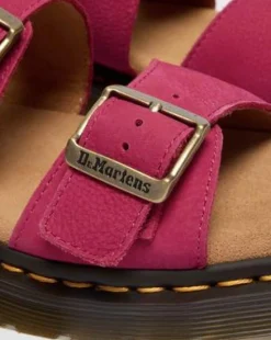 Josef Nubuckleren Slide Sandalen in Roze