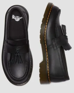 Junior Adrian Leren Loafers in Zwart