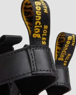 Junior Callan Extra Tough Leren Sandalen in Zwart