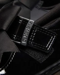 JUNIOR POLLEY II LAKLEREN MARY JANE SCHOENEN MET STRIK in Zwart