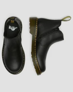 Junior 2976 Softy T Leren Chelsea Boots in Zwart