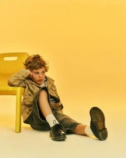 Junior 1461 Softy T Leren Schoenen in Zwart