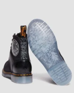 1460 King Nerd Leren Laars in Zwart