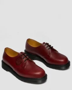1461 Klassieke Kalfsleren Schoenen in Burgundy